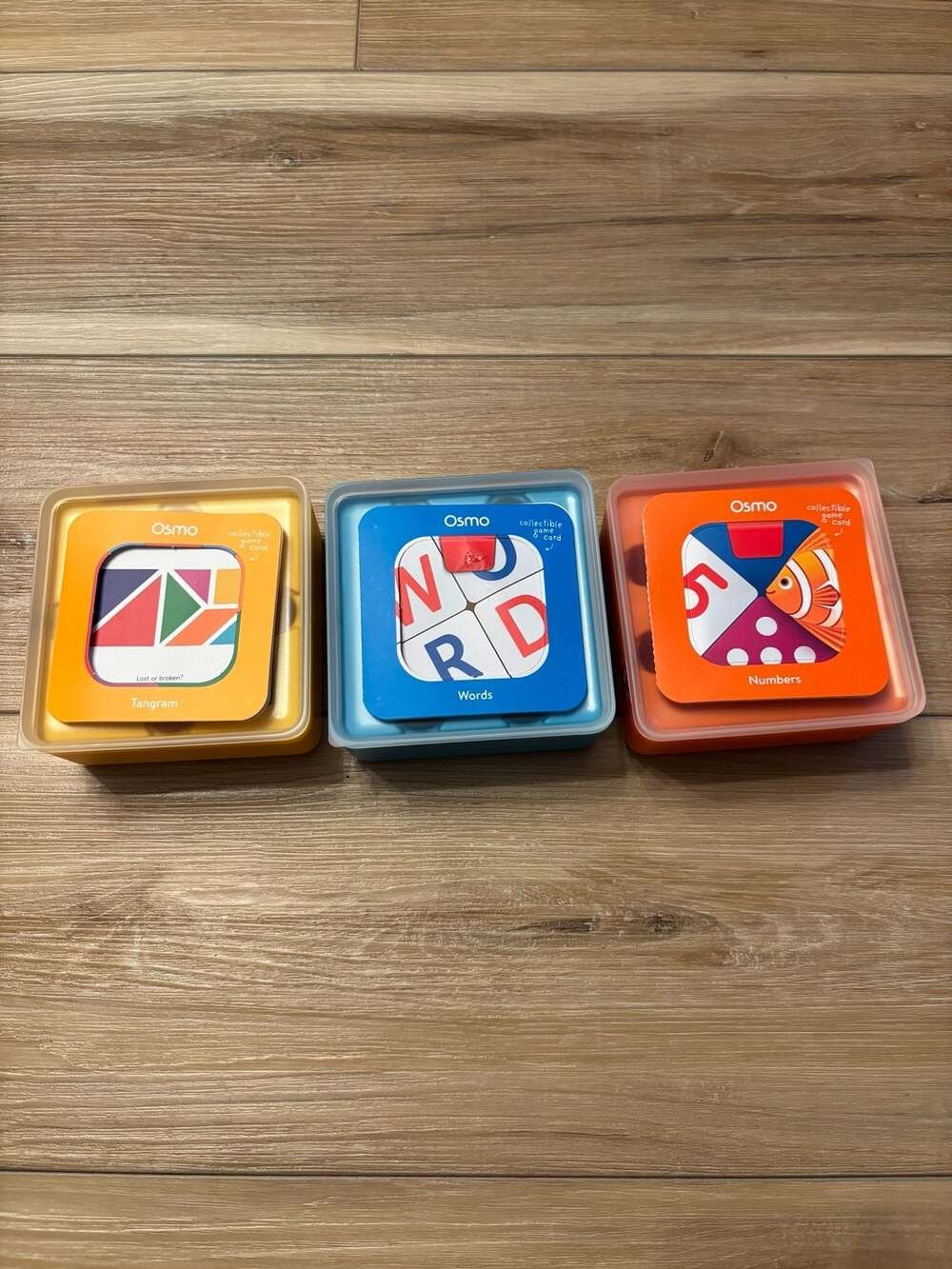 Osmo Genius Kit Expansion Bundle Words, Numbers and Tangram Game Tiles